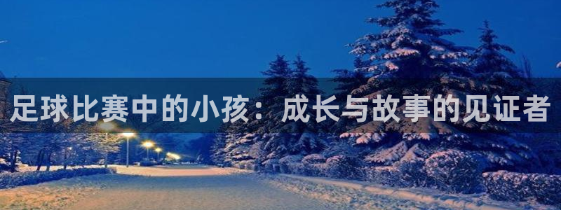 足球比赛中的小孩：成长与故事的见证者